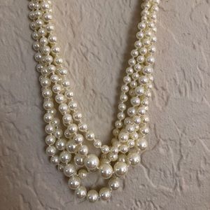 J. Crew Jewelry - J Crew Multiple Strand Pearl Necklace J. Crew Jewelry - J Crew Multiple Strand Pearl Necklace